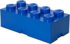 Pojemnik w kształcie klocka LEGO Storage Brick 8 Niebieski (40041731) - obraz 1