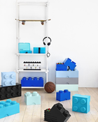 Контейнер у формі блоку LEGO Storage Brick 8 Синій (40041731) - зображення 9