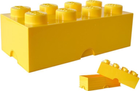 Контейнер у формі блоку LEGO Storage Brick 8 Жовтий (40041732) - зображення 2