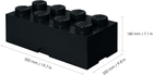 Pojemnik w kształcie klocka LEGO Storage Brick 8 Czarny (40041733) - obraz 5