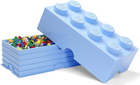 Контейнер у формі блоку LEGO Storage Brick 8 Блакитний (40041736) - зображення 3