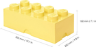 Контейнер у формі блоку LEGO Storage Brick 8 Пастельно-жовтий (40041741) - зображення 4