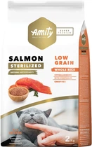 Сухий корм для дорослих стерелізованих кішок Amity Super Premium Cat Salmon