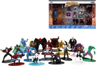 Металеві фігурки Людини-павука Jada Toys версія 9 18 шт 4 см (4006333084362) - зображення 2