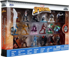 Металеві фігурки Людини-павука Jada Toys версія 9 18 шт 4 см (4006333084362) - зображення 4