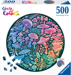 Puzzle Ravensburger Circle of Colors Grzyby 500 elementów (4005555008224) - obraz 1