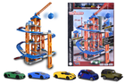 Ігровий набір Majorette Автоцентр 5 рівнів 5 машин моторизований ліфт (2059987) (3467452062579) - зображення 2