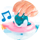 Набір іграшок для ванної Toomies Співочі дельфіни (5011666065284) - зображення 3