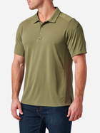 Тактическая футболка мужская 5.11 Tactical Paramount Chest Polo 41298-837 L [837] Tank Green (888579740752) - изображение 4