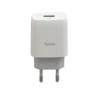 Сетевое Зарядное Устройство Hoco C72Q Glorious QC3.0 18W Цвет Белый