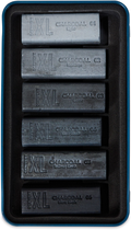 Набір вугільних блоків Derwent Charcoal XL Blocks 6 шт (5028252637053) - зображення 2