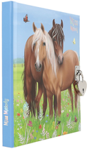 Щоденник Depesche Miss Melody Horses A5 Motif 1 із замком у формі серця (4010070677510) - зображення 3