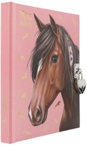 Pamiętnik Depesche Miss Melody Horses A5 Motif 1 z zamkiem w kształcie serca (4010070677527) - obraz 3