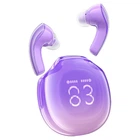 Беспроводные Bluetooth Наушники Вкладыши Acefast T9 Crystal (AIR) Earbuds Grape Фиолетовый