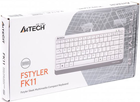 Клавіатура дротова A4Tech FK11 Fstyler Compact Size USB White (A4TKLA47119) - зображення 4
