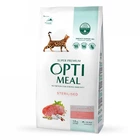Сухой корм для кошек Optimeal Adult Cat Sterilised Beef & Sorghum с говядиной и сорго для стерилизованных