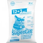 Наповнювач для туалету Super Cat Стандарт Дерев'яний поглинаючий 12+3 кг (26 л) (5159) (199914)