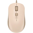 Мышь A4Tech Fstyler FM26S Cafe Latte, USB, оптическая, бесшумная, 1600dpi, 3 кн., 1.5 м, подсветка
