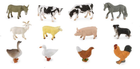 Figurki Collecta Mini Farm Animals Giftset 2.7 cm x 4.2 cm 12 szt (4892900011103) - obraz 2
