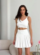 Топ в'язаний жін. Молочний "Kayla" XS