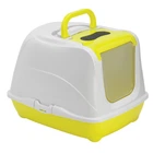 Туалет закритий для котів Moderna Flip Cat, 58 см х 45 см х 42 см, жовтий