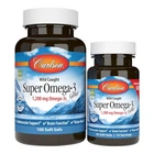 Жирні кислоти Wild Caught Super Omega-3 Gems 1200 mg, 100+30 капсул Carlson Labs (fit0012976)