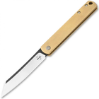 Нож складной Boker Plus Zenshin 42 Brass Світло-коричневий - изображение 3