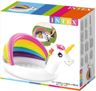 Nadmuchiwany basen dla dzieci Intex Unicorn 127 x 102 x 69 cm (6941057420097) - obraz 1