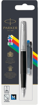 Ручка пір'яна Parker Jotter 17 Standart Black CT FP M блістер (2096430) - зображення 1