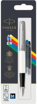 Ручка пір'яна Parker Jotter 17 Standart White FP M блістер (2096871) - зображення 1