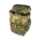 Тактичний рюкзак 50 л, одно відділення на блискавці, додаткові кишені, розмір: 70*35*20 см, камуфляж - зображення 5