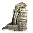 Рюкзак тактичний, армійський , 90 л, один відділ, 4 бокових кишені, розмір: 75*35(50 )*25 см, світлий камуфляж - изображение 6