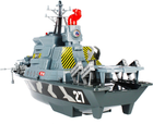 Okręt wojenny Mega Creative Military Base z figurkami i akcesoriami (5908275187493) - obraz 5