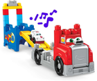 Ciężarówka Mattel Mega Bloks Build & Race Rig z dźwiękiem i samochodem wyścigowym (0887961659481) - obraz 6