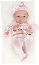 Lalka bobas Pure Baby z kocem i smoczkiem 25 cm (5904335886818) - obraz 3