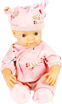Lalka bobas JQ Baby w różowym kostiumie z kapeluszem 30 cm (5908275185079) - obraz 2