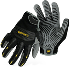 Захисні рукавички CAT palm impaCT синтетична шкіра з силіконовими вставками M чорні (4895171750061) - зображення 1