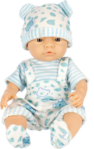 Lalka bobas JQ Baby w czapce w paski z uszami 40 cm (5908275184799) - obraz 3