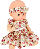 Lalka bobas LS Love Baby w różowej sukience 40 cm (5904335844931) - obraz 5