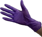 Рукавички MediОk Amethyst нітрилові розмір M 100 шт фіолетовий - изображение 2