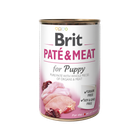 Влажный корм для щенков Brit Pate & Meat Puppy с курицей и индейкой