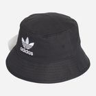 Дитяча бавовняна панама Adidas Bucket Hat AC AJ8995 54-55 см Чорна (4056559601836) - зображення 3