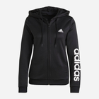 Спортивний костюм жіночий Adidas W LIN FT TS GM5575 XS Чорний (4064045288904) - зображення 1