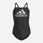 Підлітковий суцільний купальник для басейну для дівчинки Adidas Big Logo Suit HS2213 140 см Чорний (4066752817866) - зображення 5