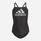 Strój kąpielowy jednoczęściowy dla dziewczynki Adidas Big Logo Suit HS2213 116 cm Czarny (4066752817903) - obraz 1