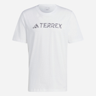 Koszulka męska bawełniana Adidas Terrex Logo Tee HZ1400 L Biała (4066746565315) - obraz 4