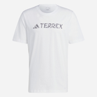 Koszulka męska bawełniana Adidas Terrex Logo Tee HZ1400 XL Biała (4066746565414) - obraz 4