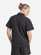 Koszulka polo męska Adidas Z.N.E. Premium Polo IA3124 L Czarna (4066763378363) - obraz 3