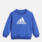 Дитячий спортивний костюм (світшот + штани) для хлопчика Adidas I Bos Jog Ft IB4767 92 Синій (4066762230891) - зображення 6