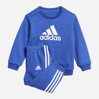 Komplet sportowy (bluza + spodnie) chłopięcy Adidas I Bos Jog Ft IB4767 86 Niebieski (4066762230860) - obraz 5